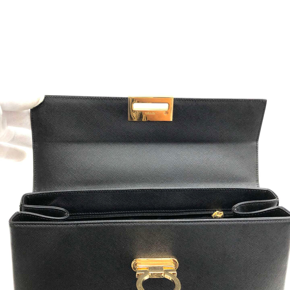 Salvatore Ferragamo Gancini Top Handle