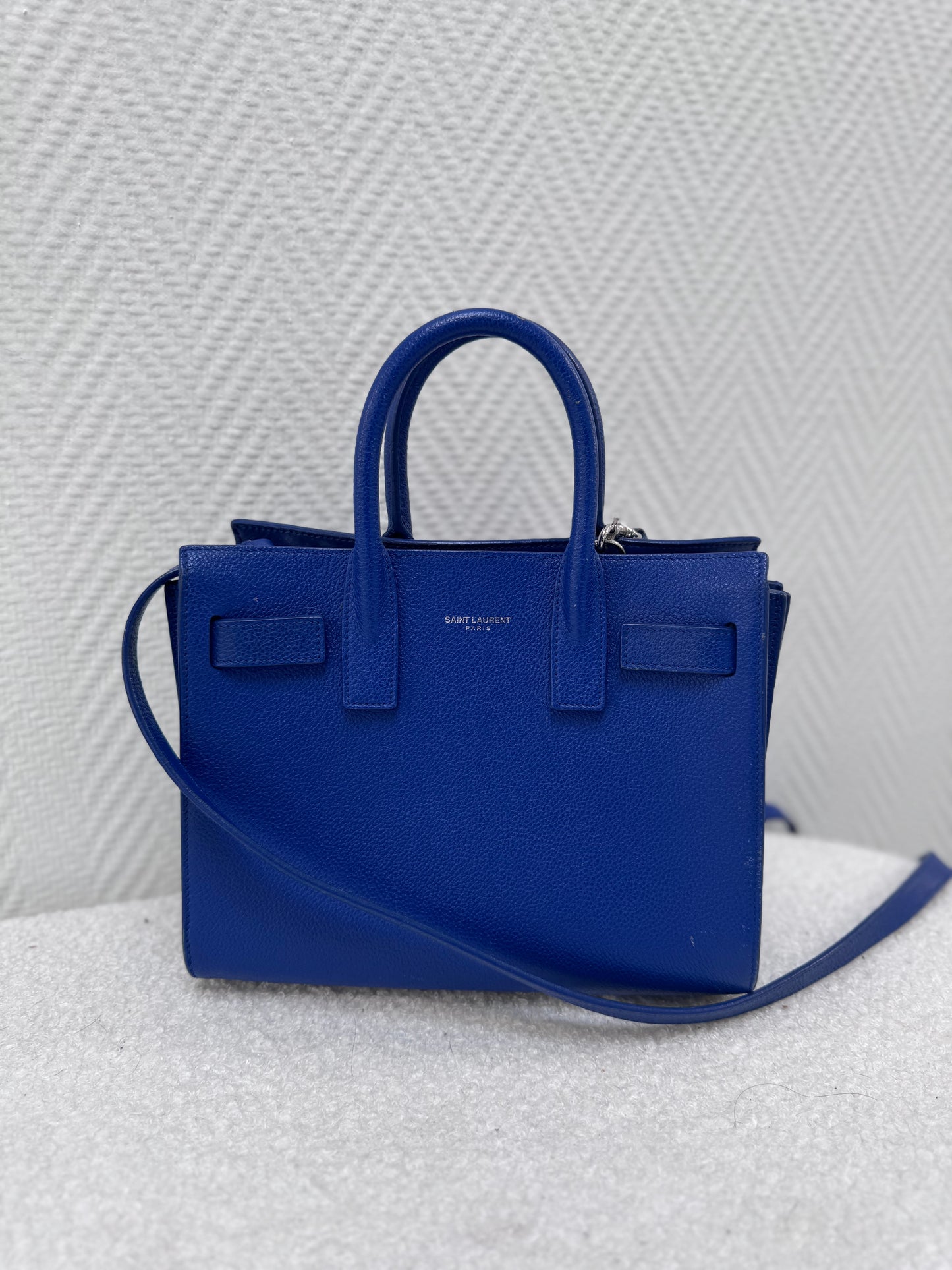 Saint Laurent Sac de jour bleu