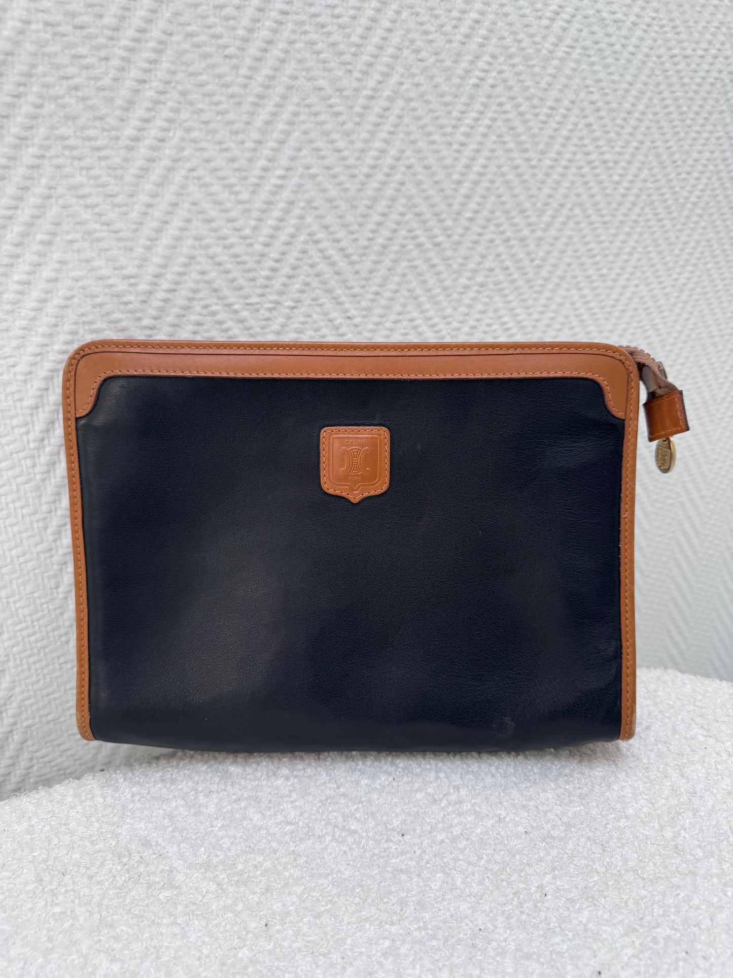 Celine black vintage pouch