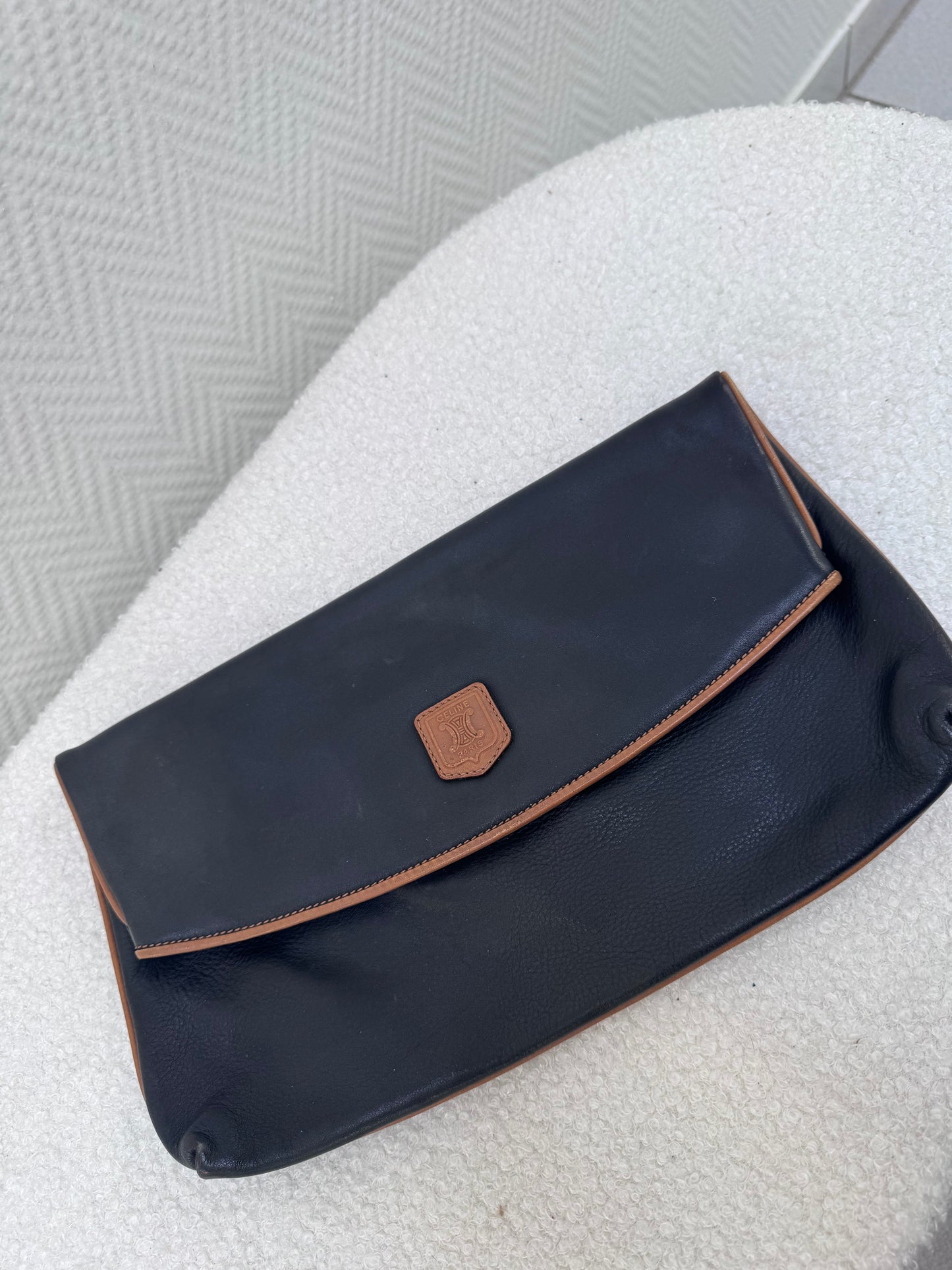 Celine black clutch