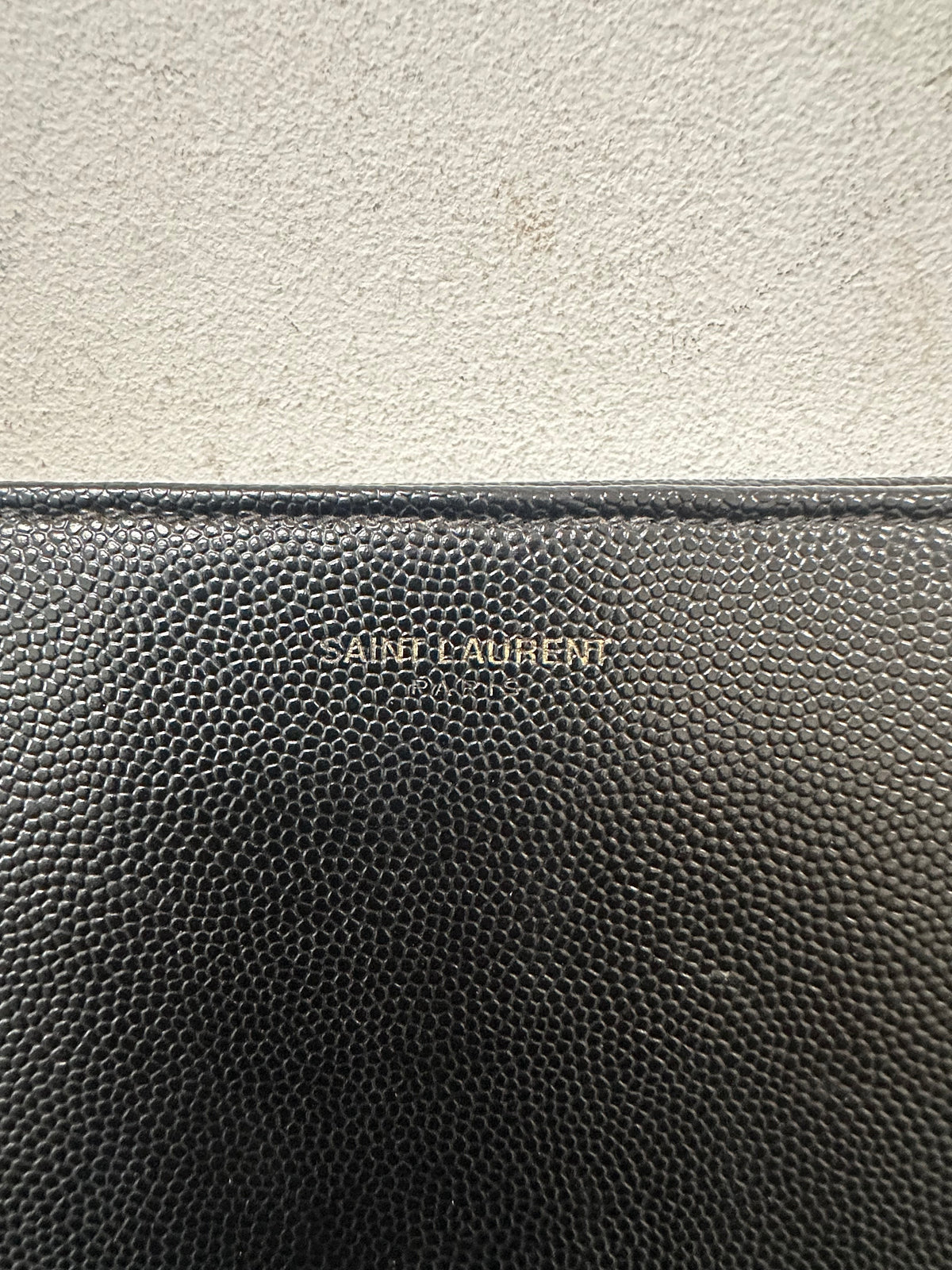 Saint Laurent portefeuille noir
