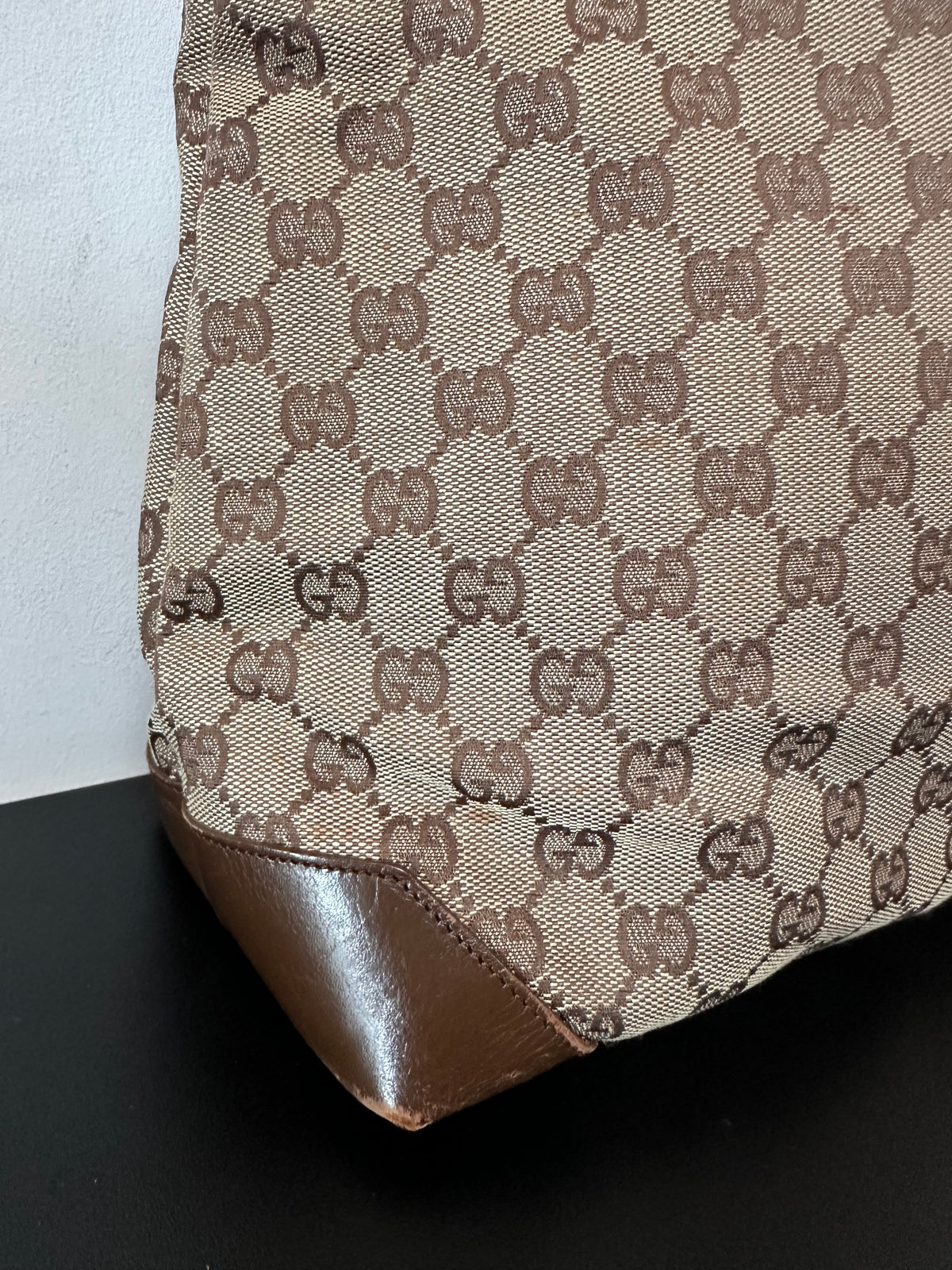 Gucci Vintage GG Canvas Tote Bag
