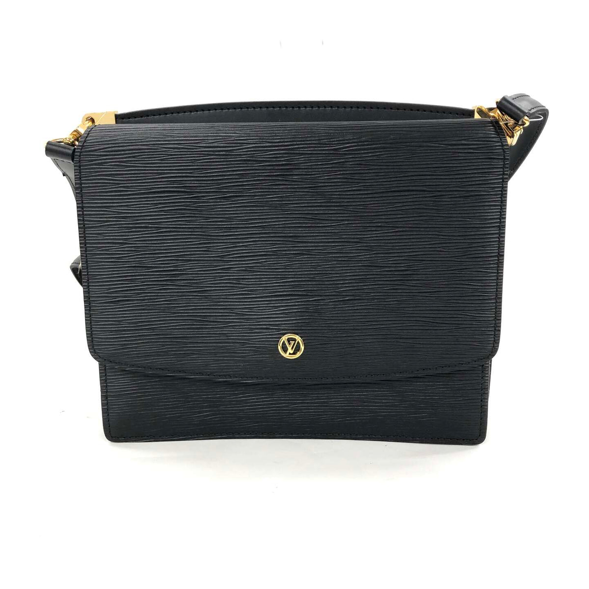 Louis Vuitton biface cuir epi noir