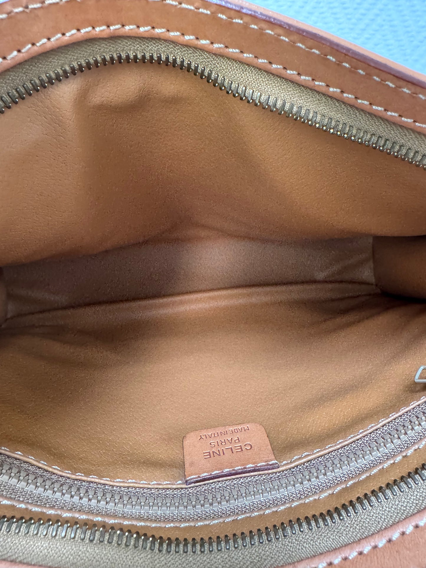 Céline Vintage Grande Pochette Macadam - Avec Boîte d'Origine