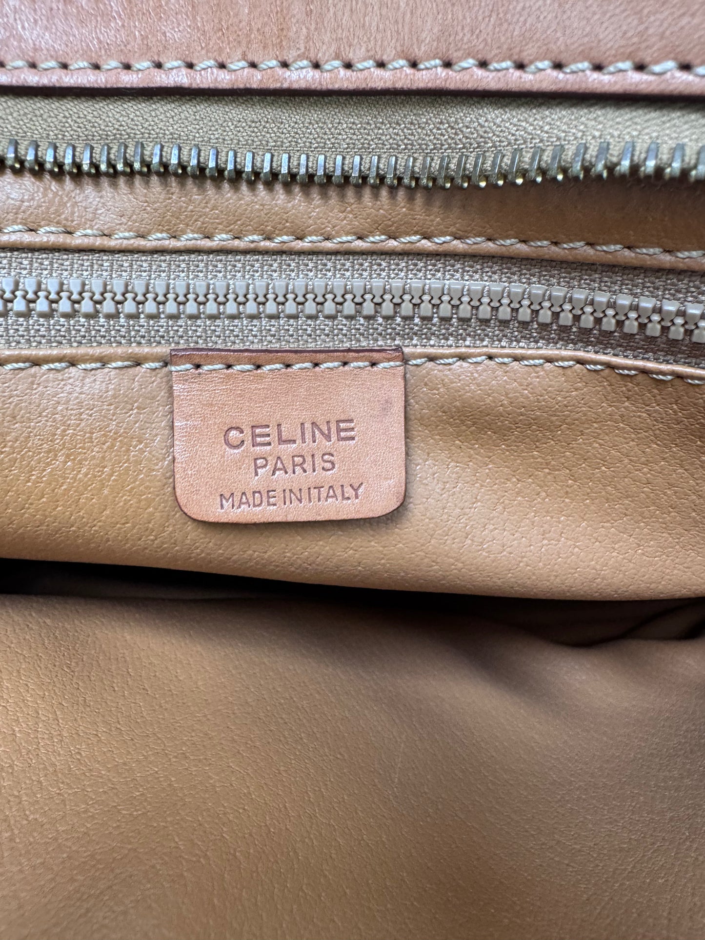 Céline Vintage Grande Pochette Macadam - Avec Boîte d'Origine