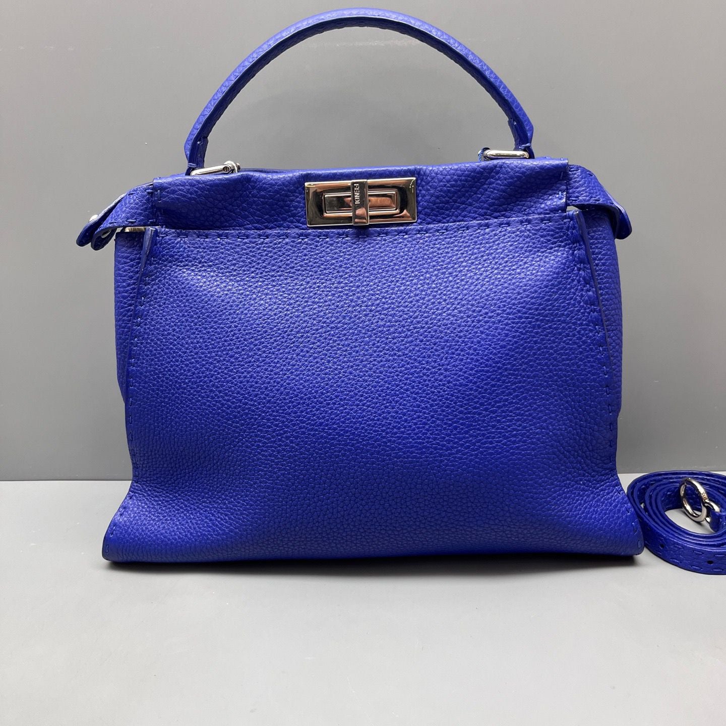 Fendi Peekaboo Medium Selleria Grained Leather