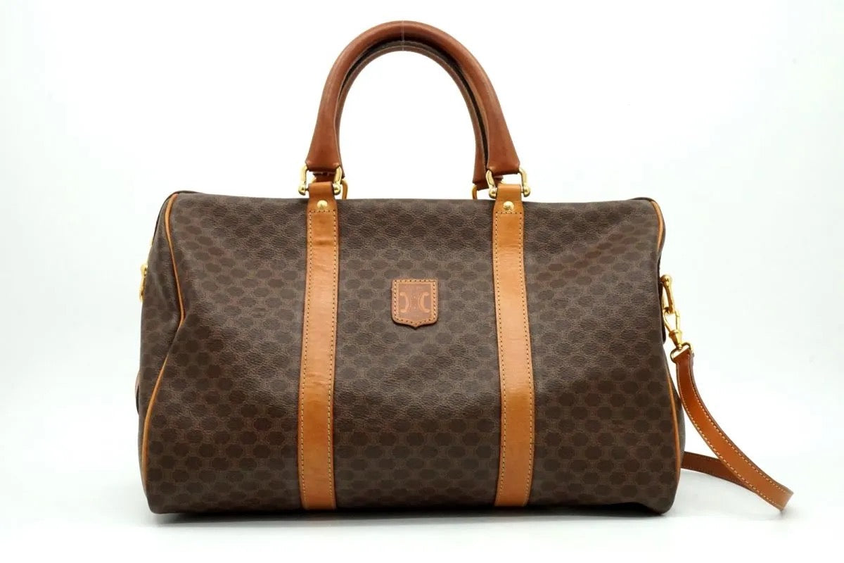 Celine Macadam Canvas Travel Bag (45 cm)