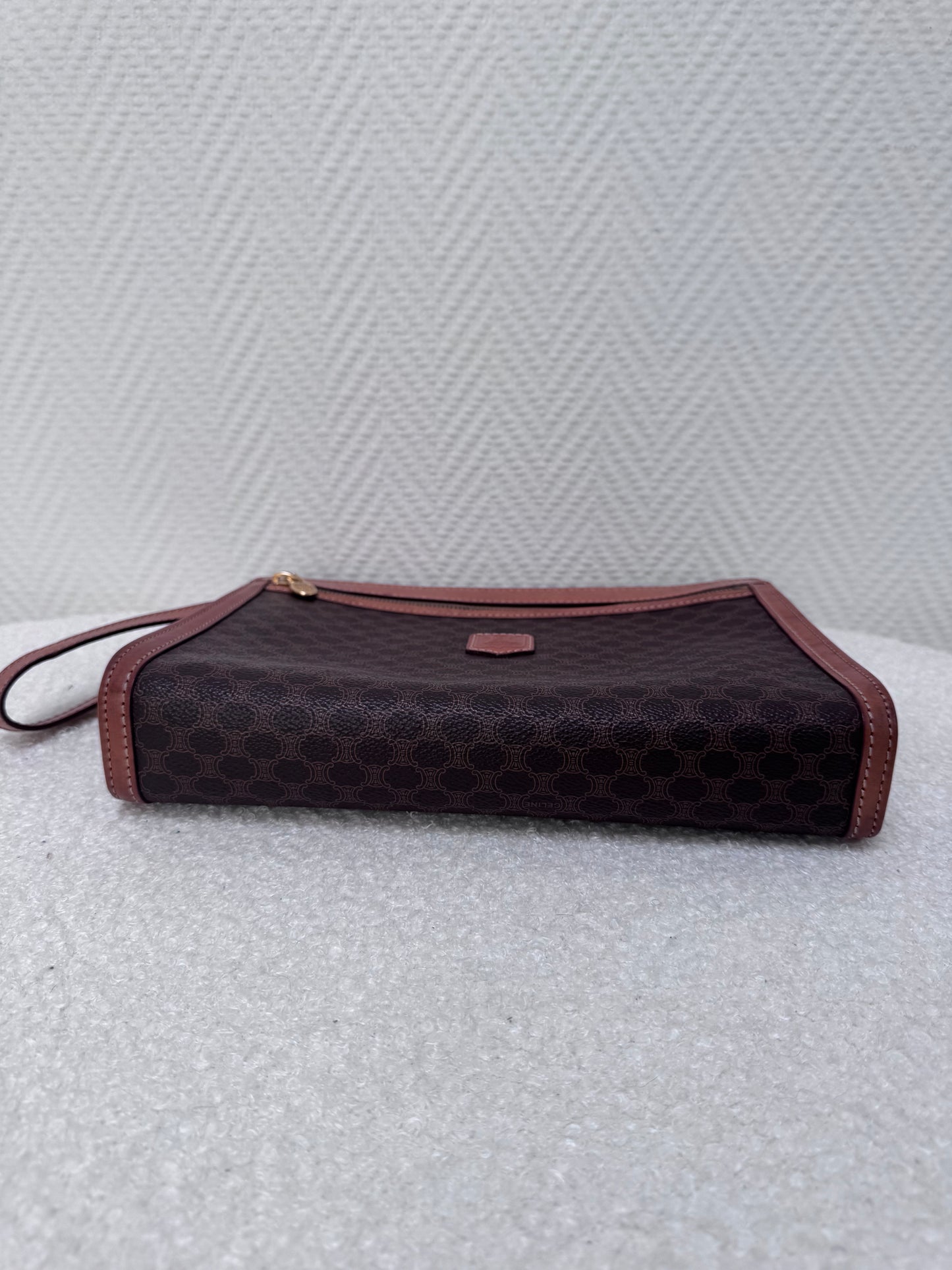 Céline Vintage Grande Pochette Macadam - Avec Boîte d'Origine
