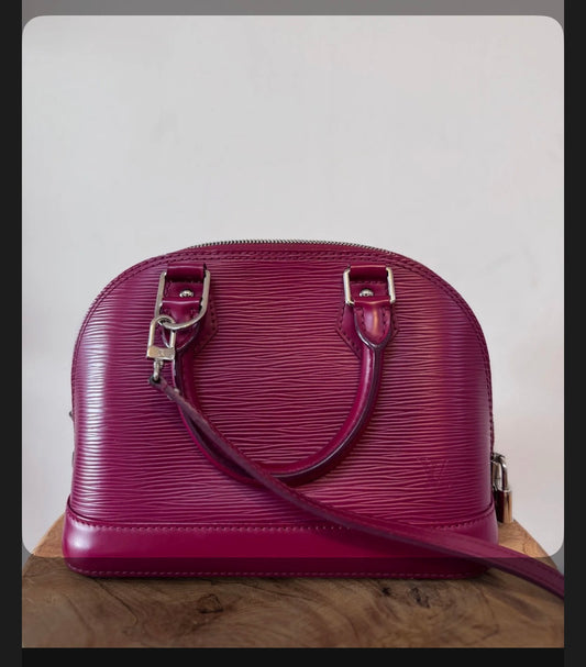 Louis Vuitton Alma BB Raspberry