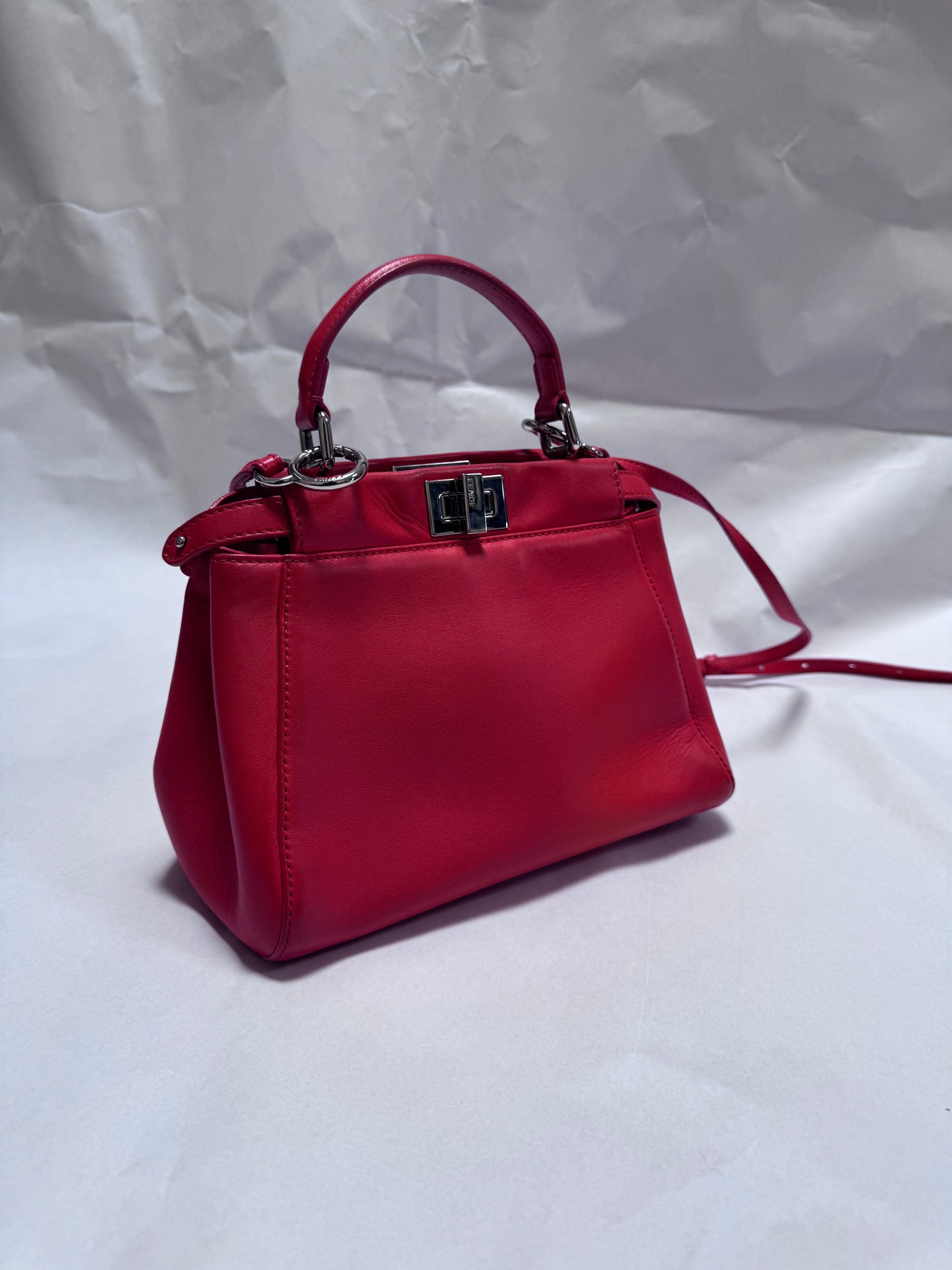 Fendi peekaboo rouge coral