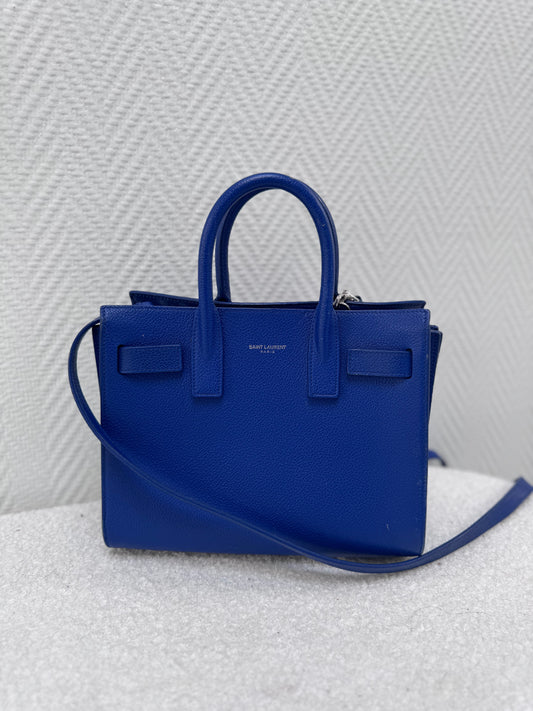 Saint Laurent Sac de jour bleu