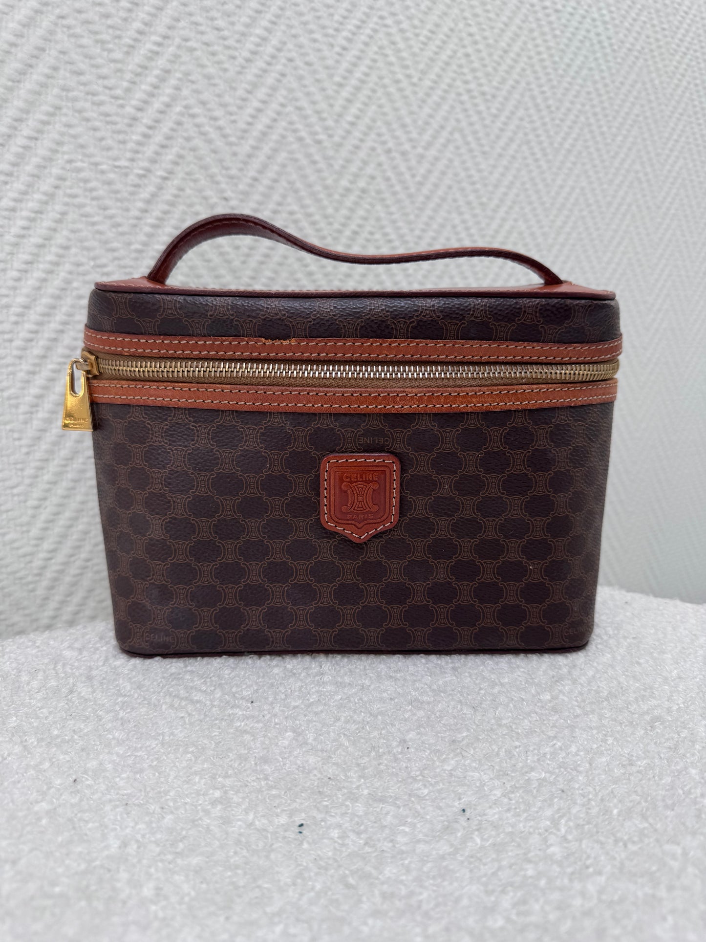 Celine vintage vanity macadam