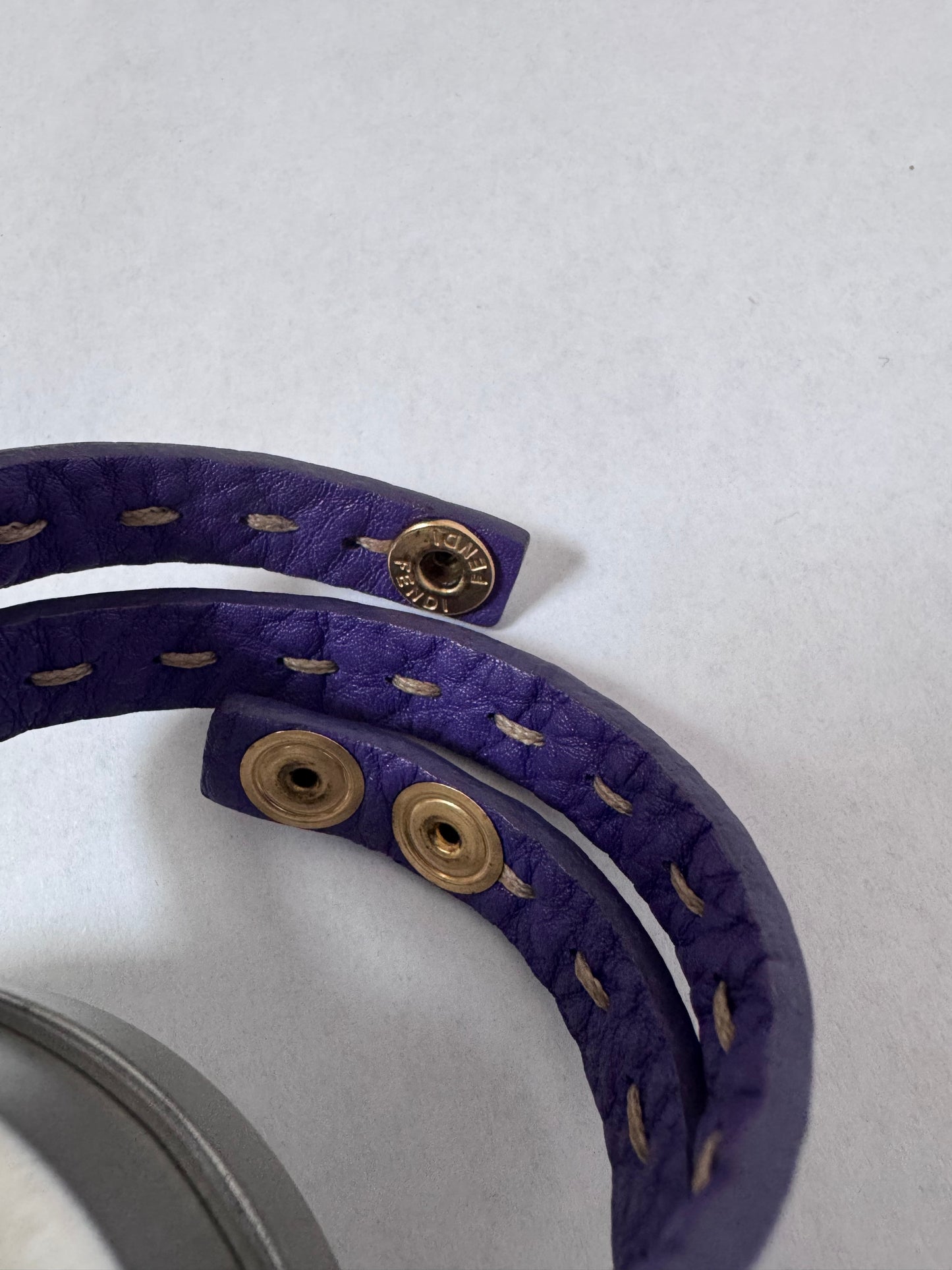 Fendi bracelet selleria violet