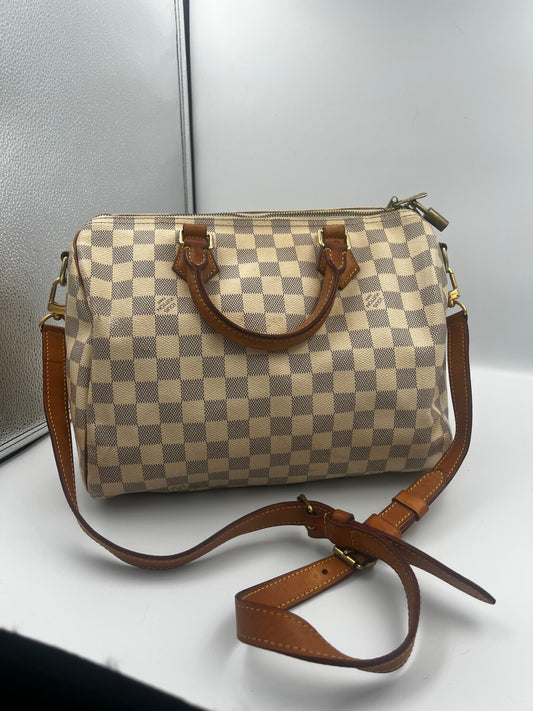 Louis Vuitton Speedy Bandoulière 30  Damier Azur