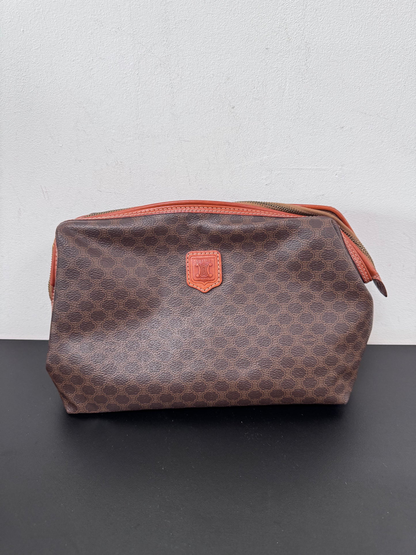 Celine large vintage make up pouch