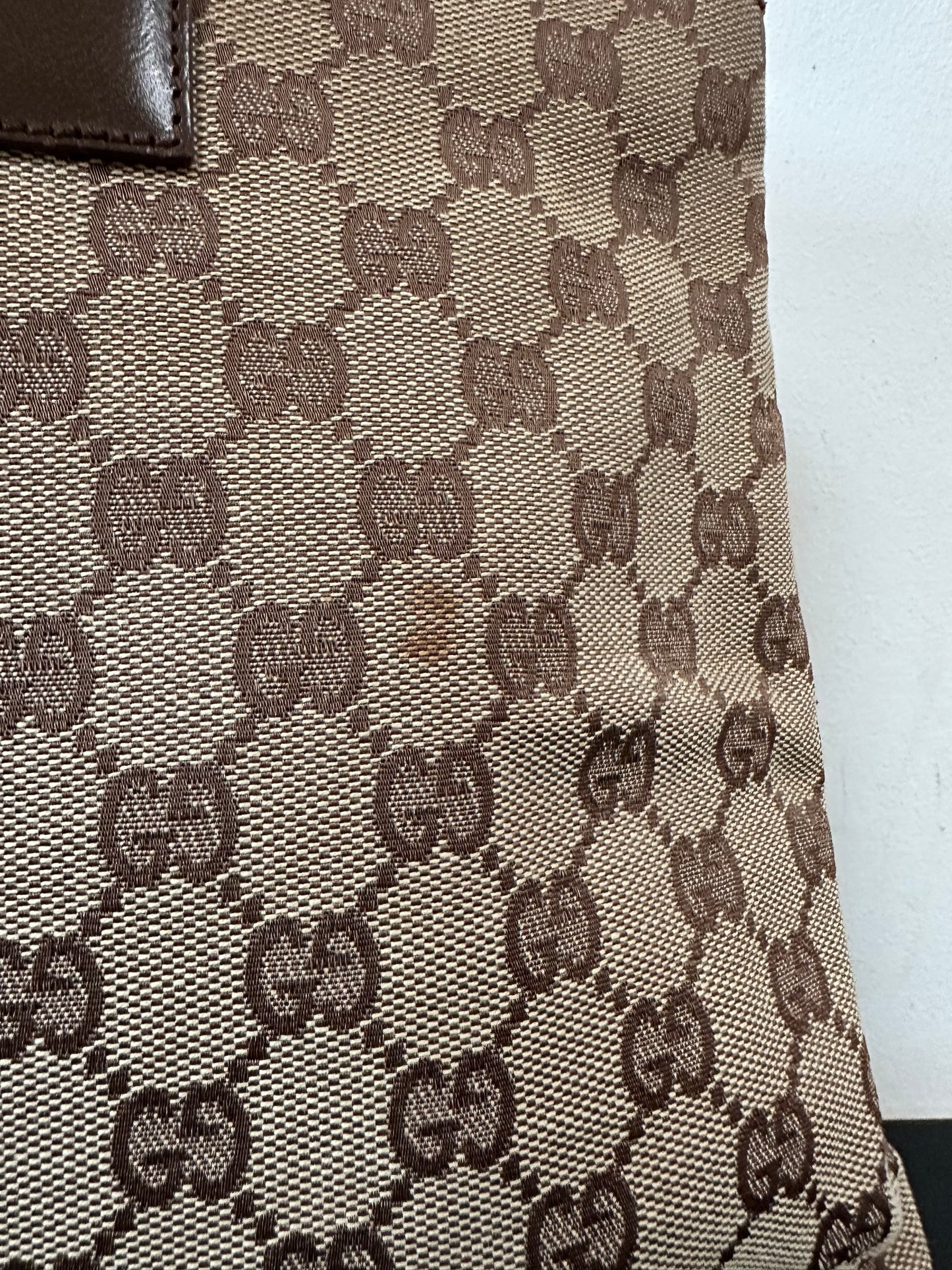Gucci Vintage GG Canvas Tote Bag