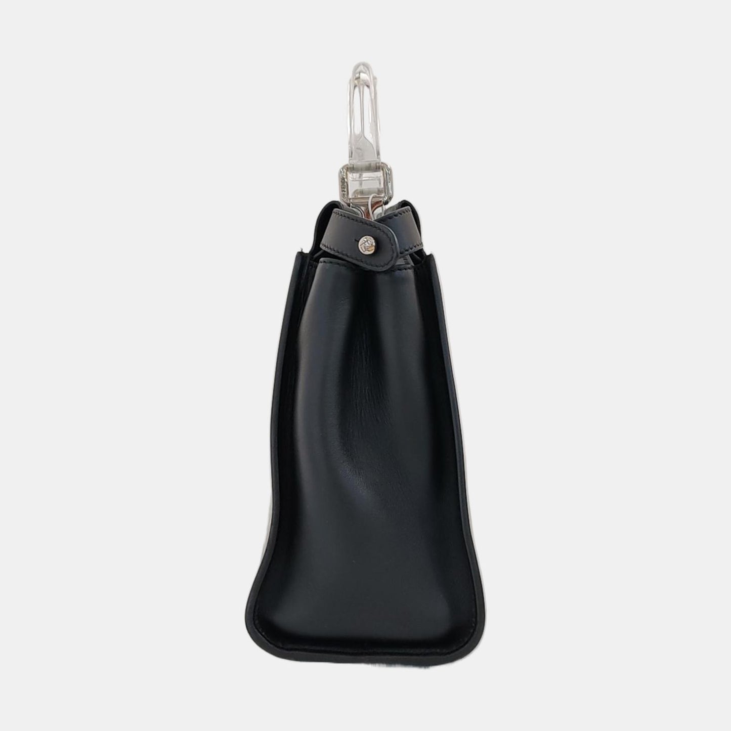 Fendi peekaboo PVC transparent avec l’iconique motif FF